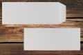 [351700] Versandtaschen 125x312 mm Nassklebend Metallic Extra White 120 g/qm